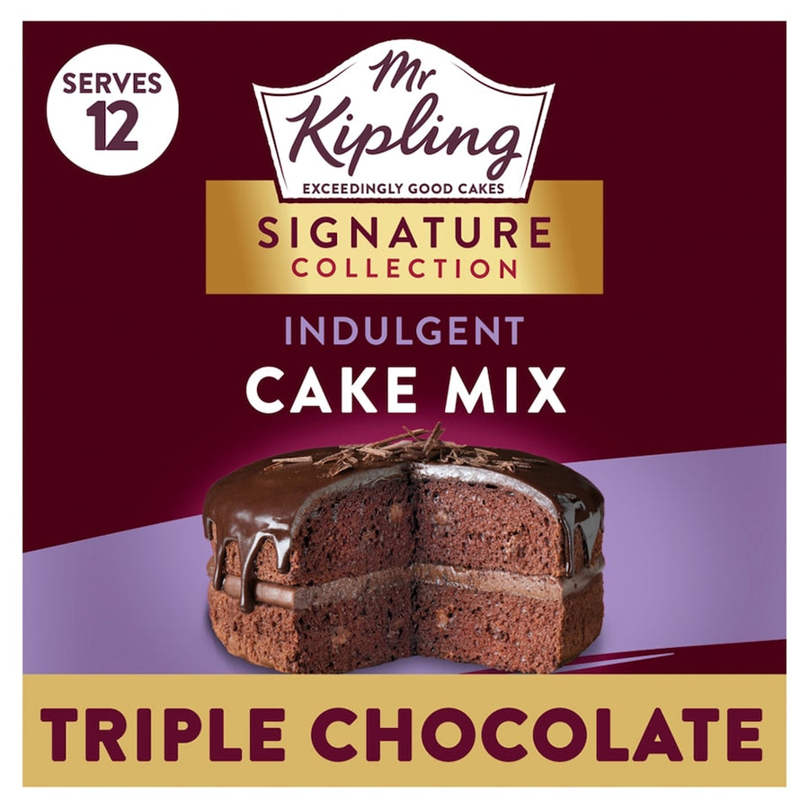 Mr Kipling Signature Triple Chocolate Cake mix 416g