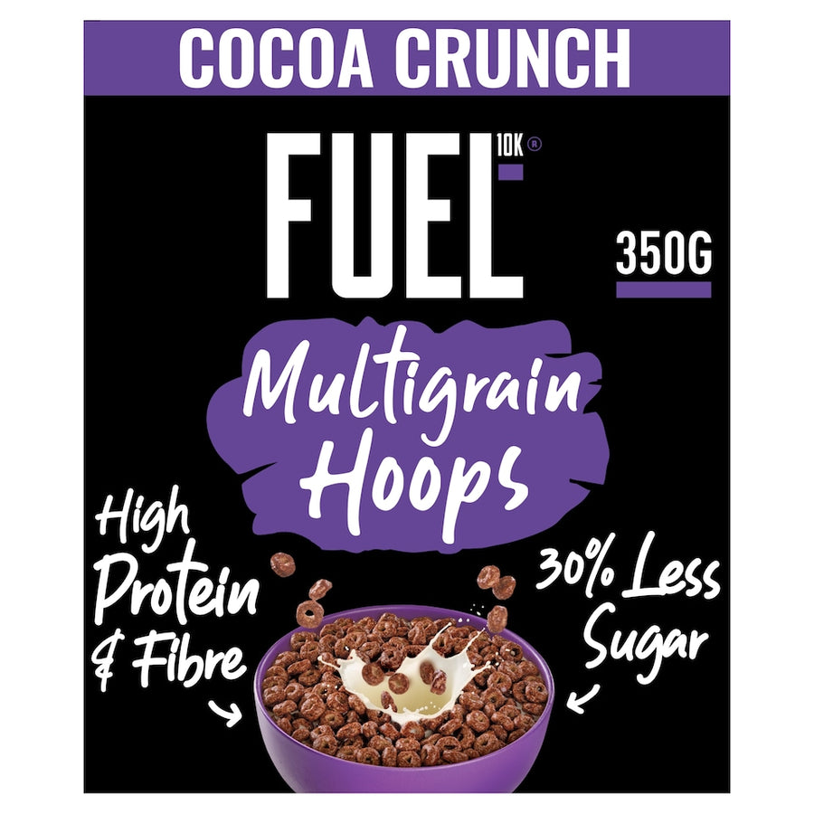 FUEL MULTIGRAIN HOOPS CHOCOLATE CRUNCH 350g