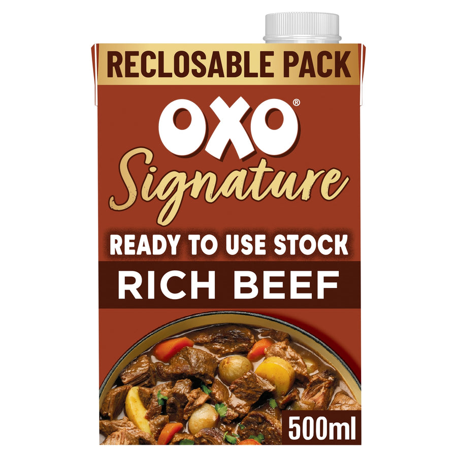 Oxo Ready To Use Stock Signature Rich Beef 500ML