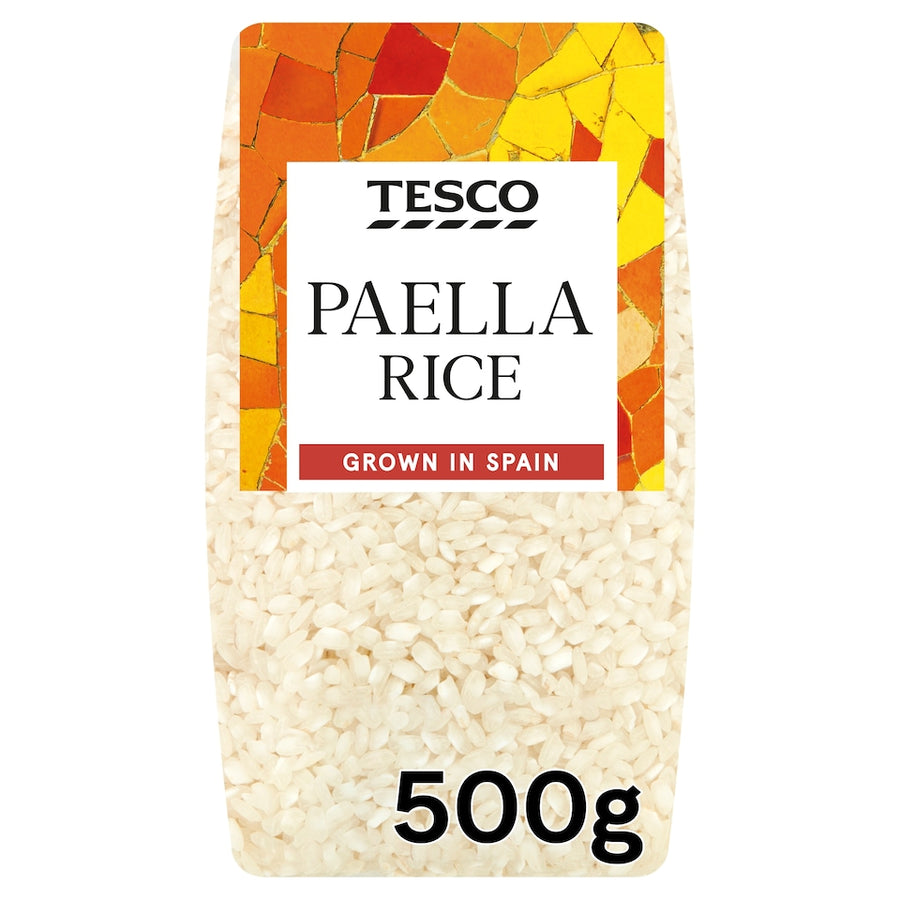 Tesco Ingredients Spanish Paella Rice 500G