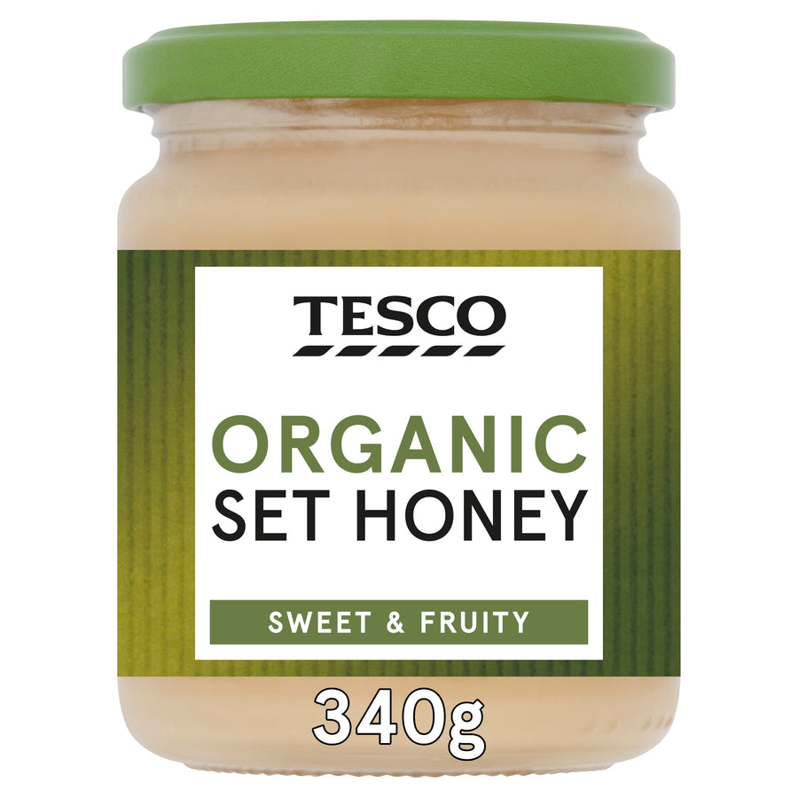 Tesco Organic Set Honey 340G