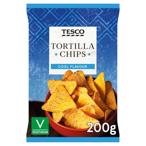 Tesco Tortilla Chips - Cool Flavour 200g