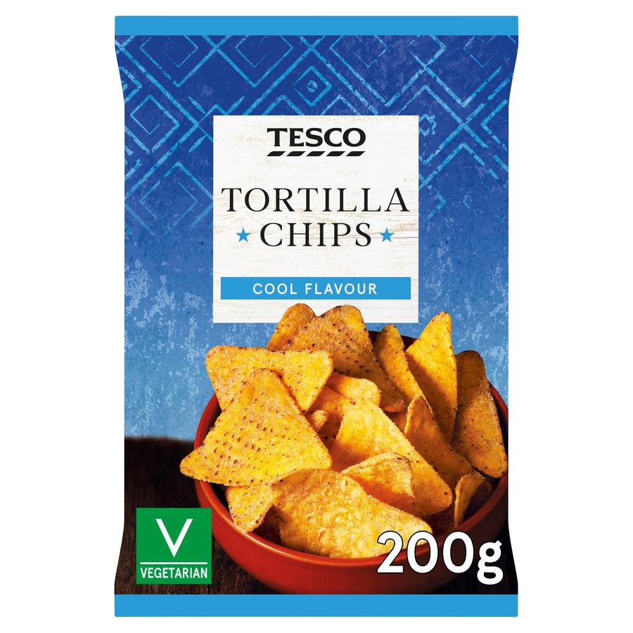 Tesco Tortilla Chips - Cool Flavour 200g