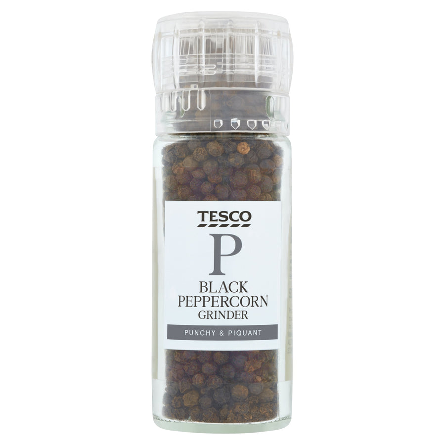 Tesco Black Peppercorn Grinder 50G