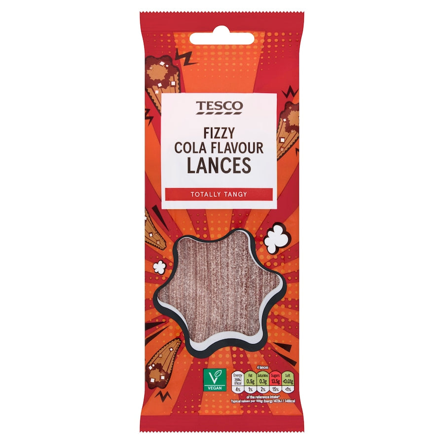 Tesco Fizzy Cola Lances 75G