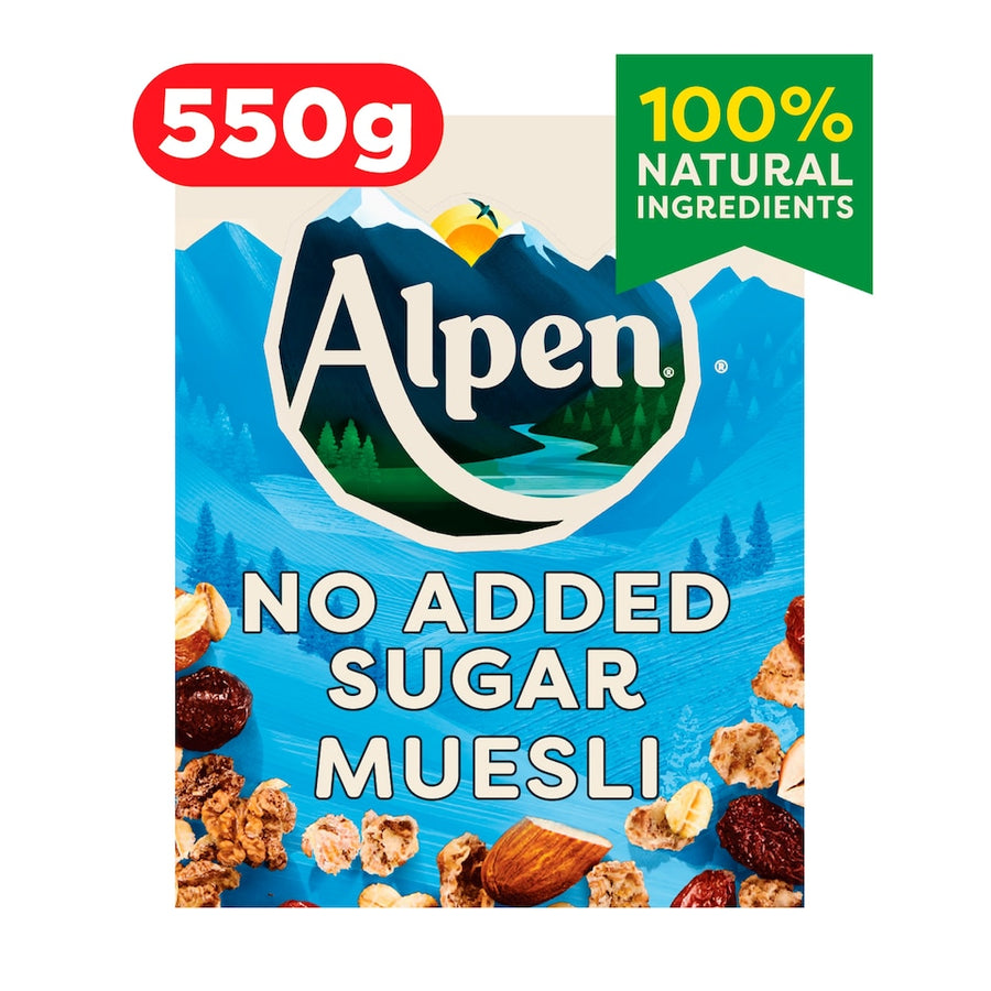 Alpen Muesli No Added Sugar 550g