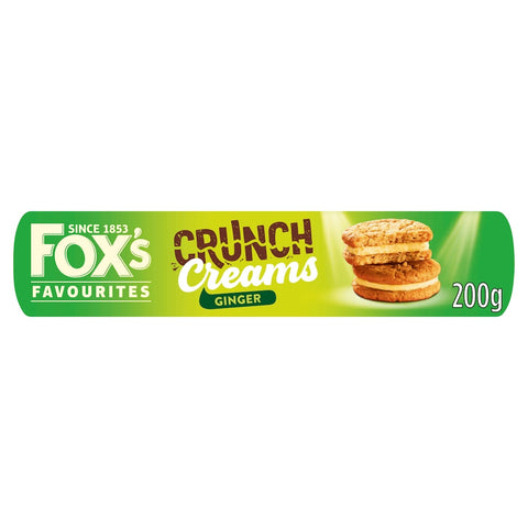 Fox's Favourites Crunch Creams Biscuits - Ginger 200g