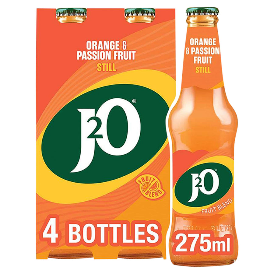 J2O Orange & Passion Fruit 4x275ml