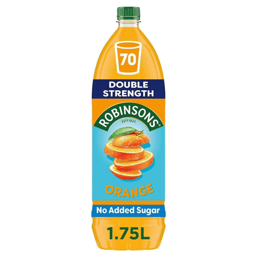 Robinsons Double Strength Orange No Added Sugar Squash 1.75L