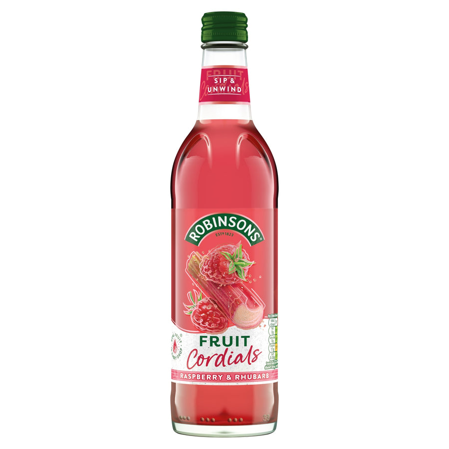 Robinsons Raspberry, Rhubarb & Orange Blossom Fruit Cordial 500ml