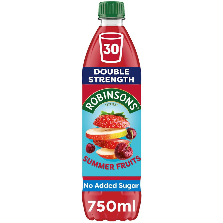 Robinsons Double Strength No Added Sugar Squash - Summer Fruits 750ml