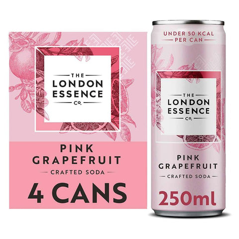 London Essence Pink Grapefruit Soda 4 x 250ml