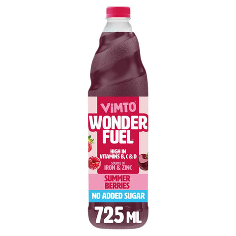 Vimto Wonderfuel Summer Berries Squash 725ml