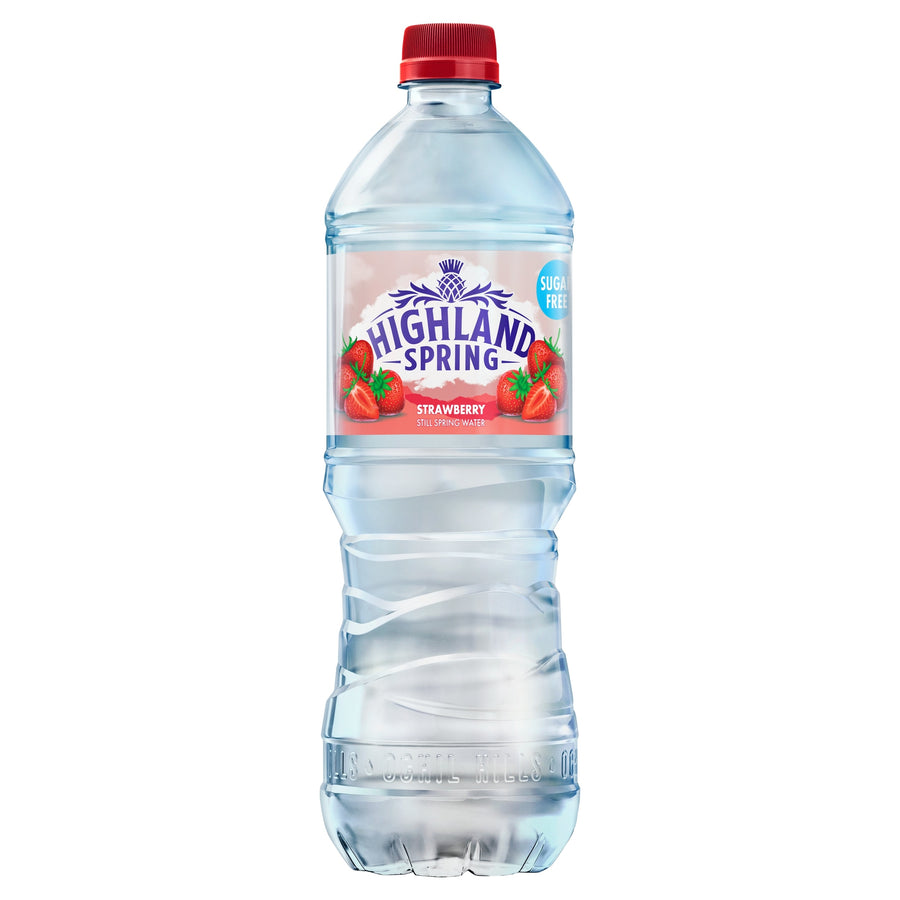 Highland Spring Sugar Free Strawberry Still Spring Water 750ml