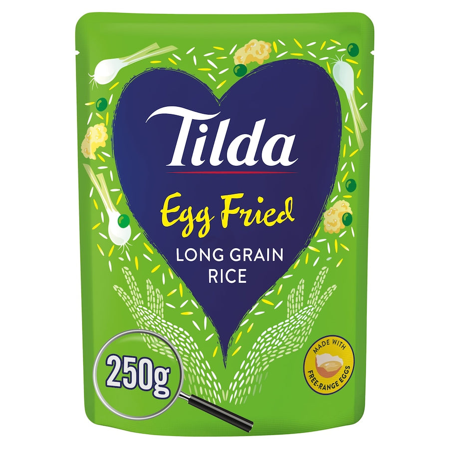 Tilda Egg Fried Steamed Basmati Rice 250G