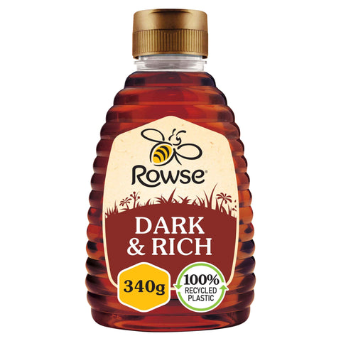 Rowse Squeezy Honey Dark & Rich 340G