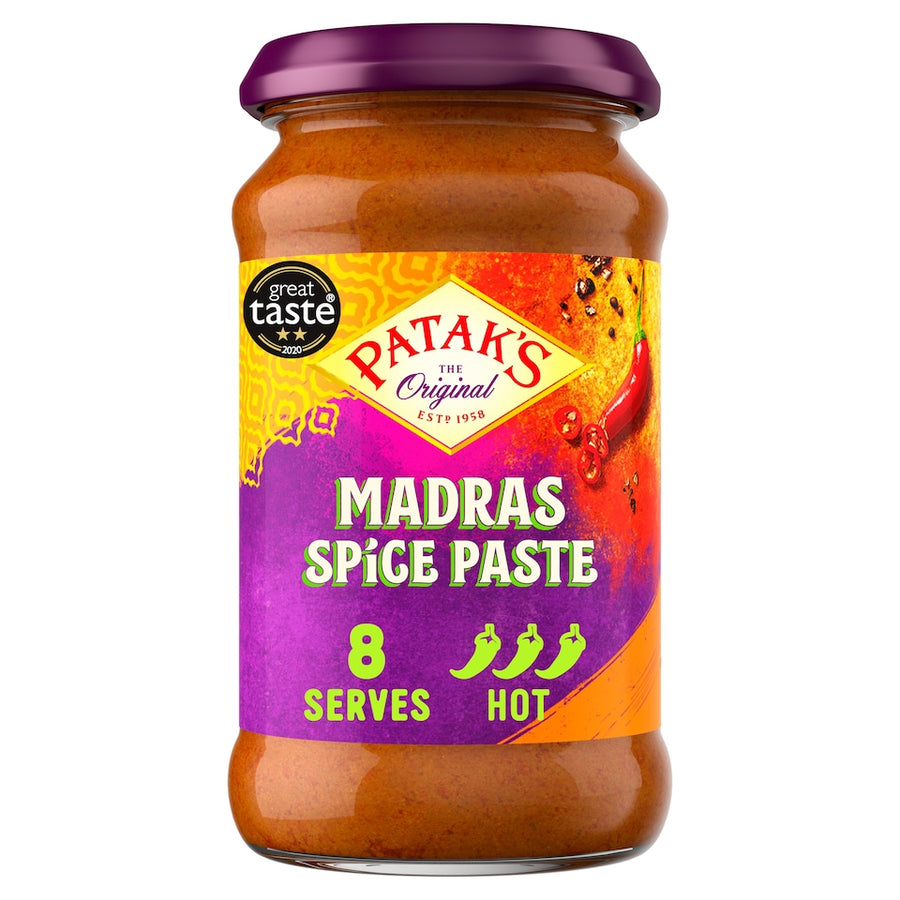 Patak's Madras Spice Paste Hot 283g