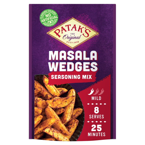 Patak's Masala Wedges Seasoning Mix 25g.