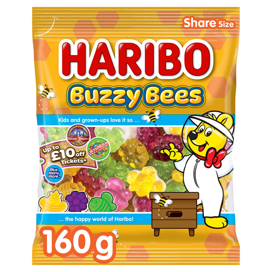 HARIBO Buzzy Bees Sweets Share Bag 160g