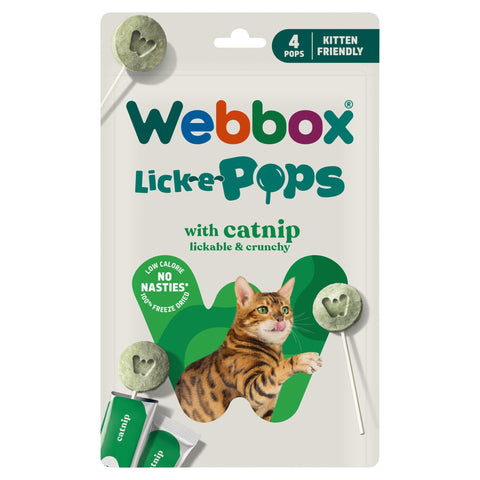 Webbox Cat 4 Lick e Pops with Catnip 5.6g