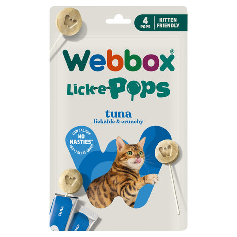 Webbox 4 Cat Lick e Pops Tuna 5.6g