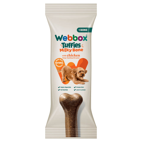 Webbox Tuffies Dog Chicken Milky Bone 90g