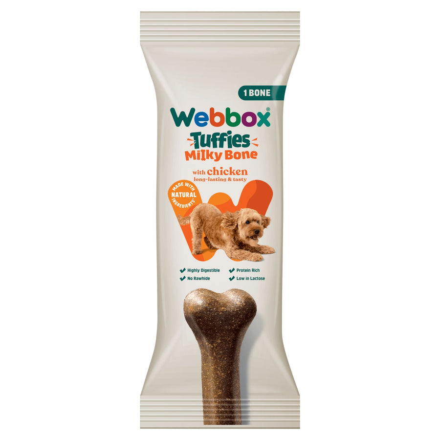 Webbox Tuffies Dog Chicken Milky Bone 90g
