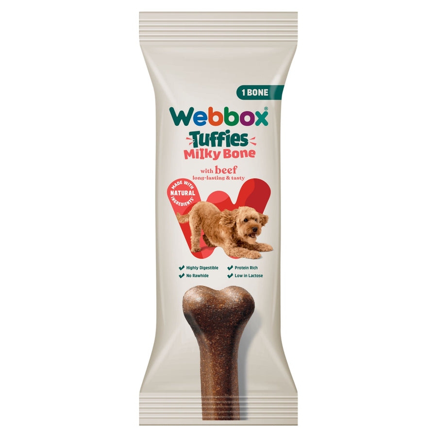 Webbox Tuffies Dog Beef Milky Bone 90g