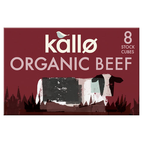 Kallo Organic Beef Stock Cubes 8 Pack 88g
