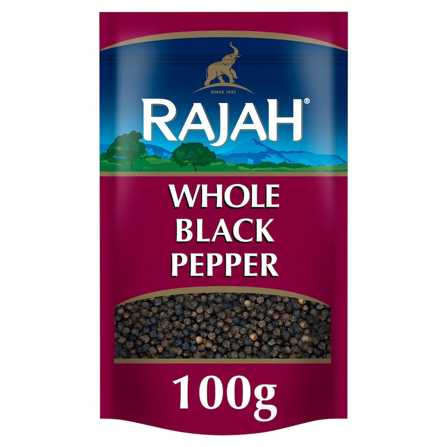 RAJAH WHOLE BLACK PEPPER 100G