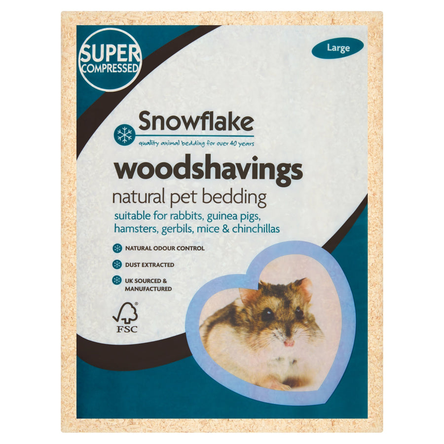 Snowflake Wood Shavings Large