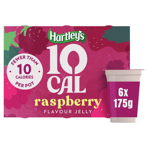 Hartley's 10 Cal Raspberry Flavour Jelly 6 x 175g
