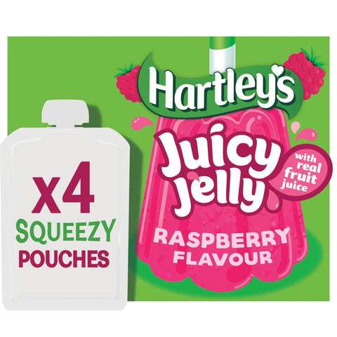 Hartley's Raspberry Jelly Pouch Multipack 4x90g