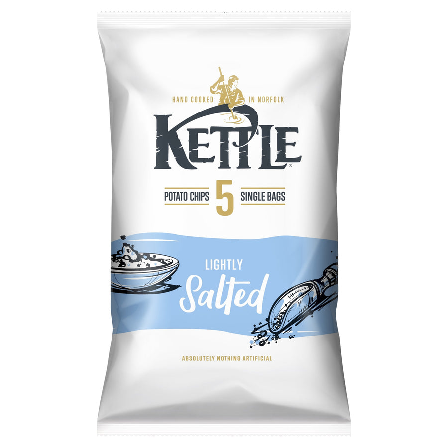Kettle Lightly Salted Crisps 5 X 25G