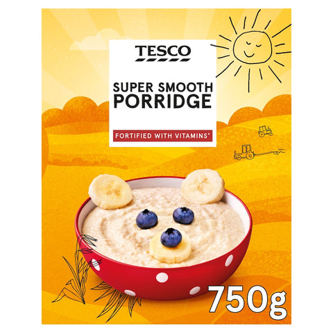 Tesco Super Smooth Porridge 750G