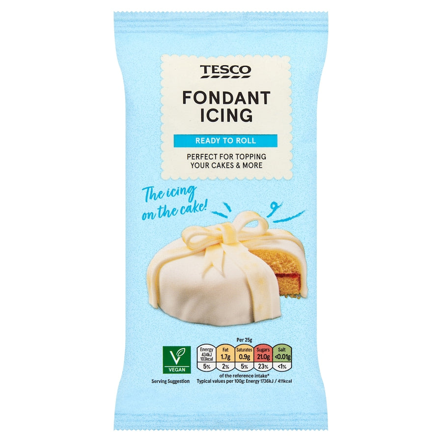 Tesco Sweet Fondant Icing Ready To Roll 500g