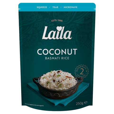 Laila Coconut Microwave Rice 250g