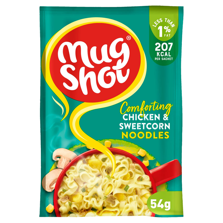 Mugshot Chicken & Sweetcorn Noodles 54G