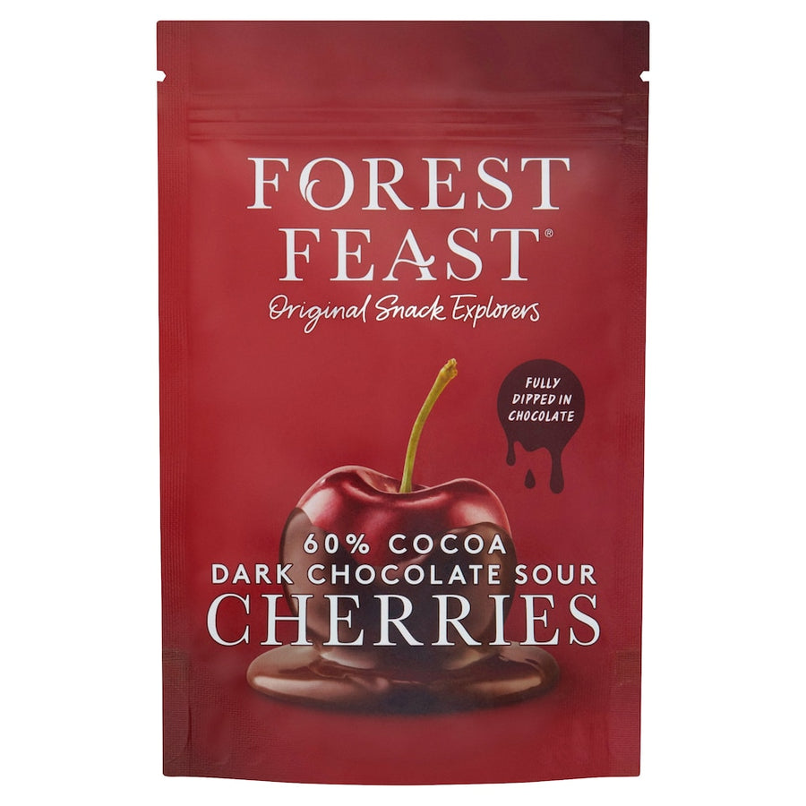 Forest Feast Dark Chocolate Sour Cherries 120G