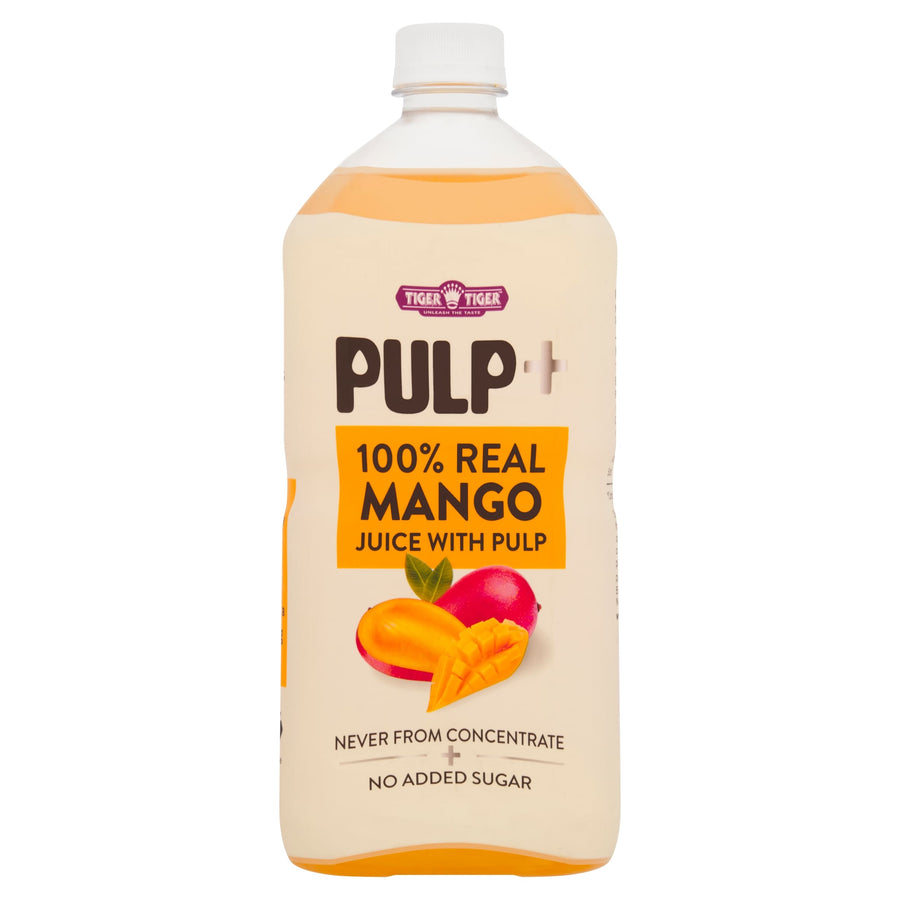 TIGER TIGER PULP+ 100% REAL MANGO JUICE WITH PULP 1000ML