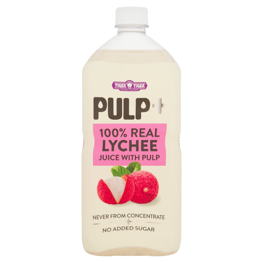 TIGER TIGER PULP+ 100% REAL LYCHEE JUICE WITH PULP 1000ML