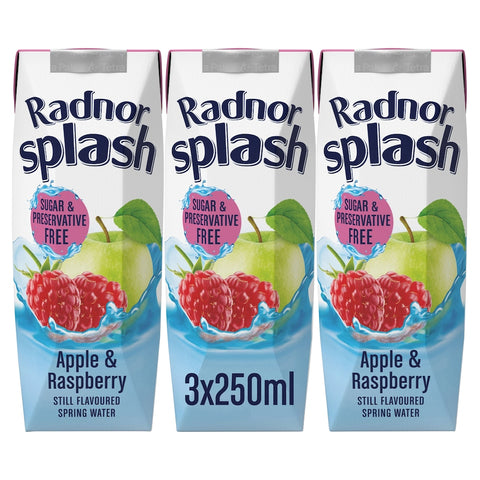 Radnor Splash Apple & Raspberry 3 X 250Ml