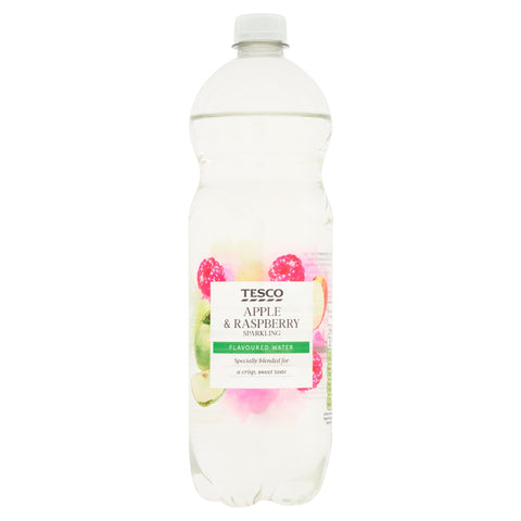 Tesco Sparkling Water Apple & Raspberry 1 Litre