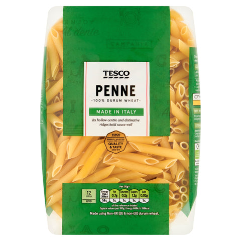 Tesco Penne Pasta Quills 1Kg