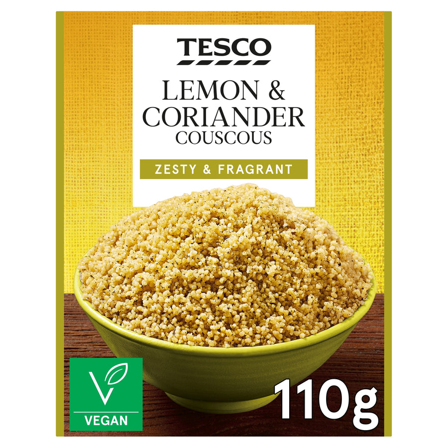 Tesco Lemon & Coriander Cous Cous 110G