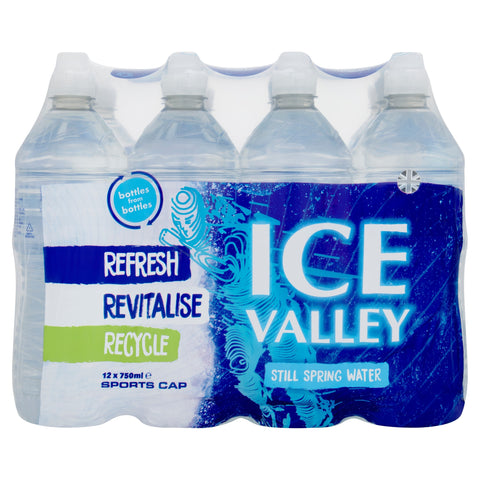 ICE VALLEY Still Spring Water Sports Cap 12x750ml