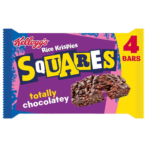 Kellogg's Rice Krispies Squares Chocolate Snack Bars 4x36g