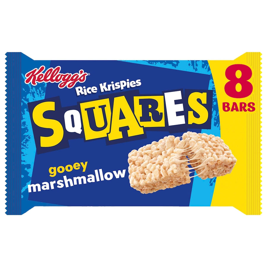 Kellogg's Rice Krispies Squares Marshmallow Snack Bars 8x28g