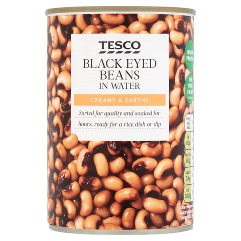 Tesco Black Eyed Beans In Water 400G