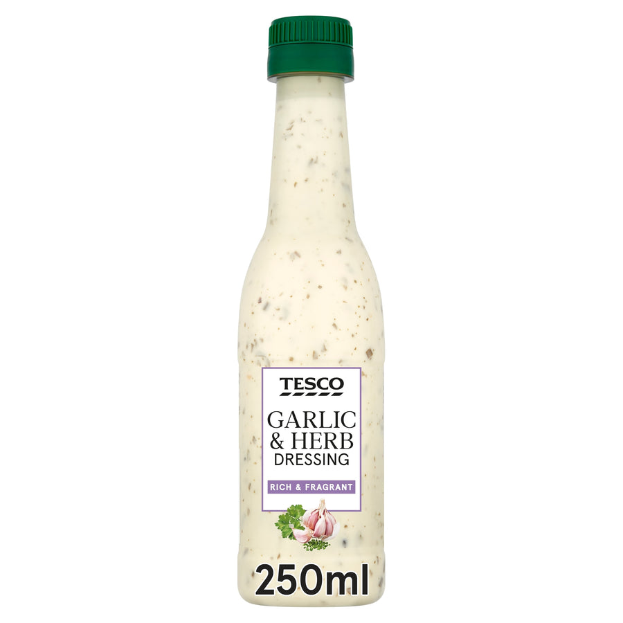 Tesco Garlic & Herb Dressing 250Ml